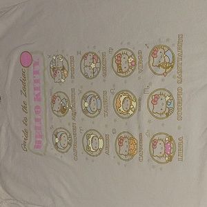 Hello kitty astrology tee
